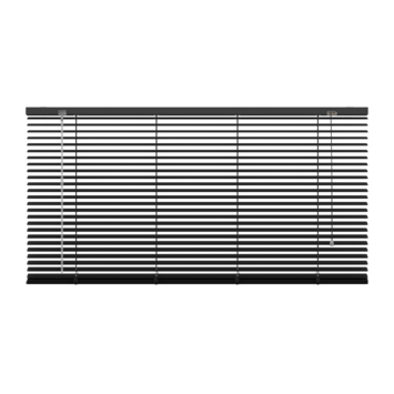 GAMMA aluminum jaloezie 25 mm mat zwart (kleurnr. 320) 120x180 cm (bxh)