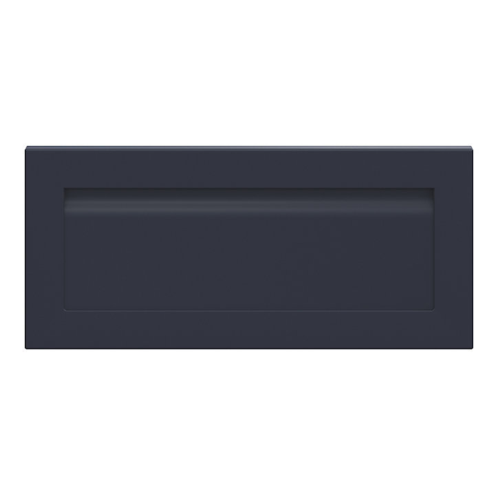Façade de cuisine sous-hotte / casserolier Garcinia bleu mat l. 80 cm GoodHome