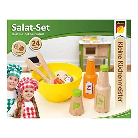 Idena Kleine Küchenmeister Salat-Set und Filz, 24-teilig