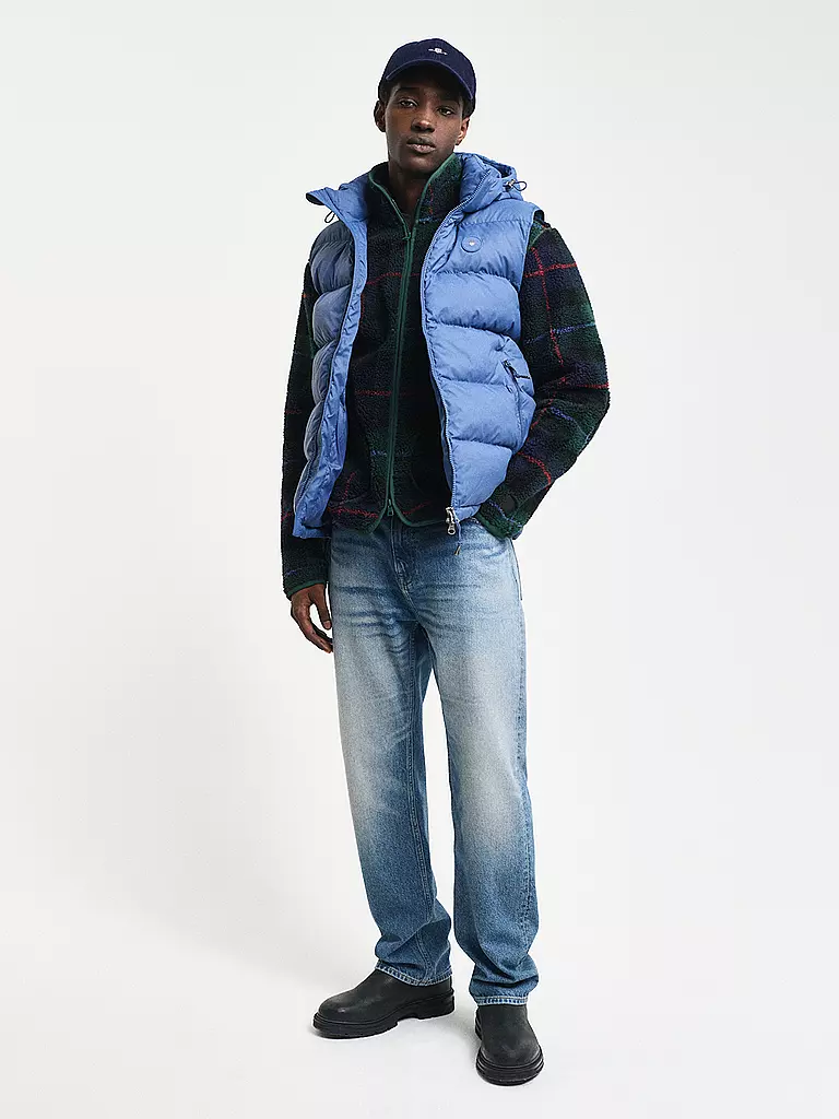 GANT Steppgilet ACTIVE CLOUD  blau