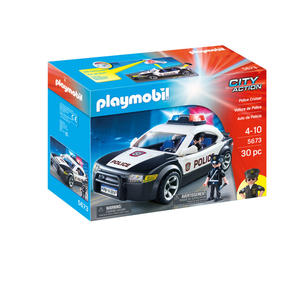 PLAYMOBIL City Action politiewagen met zwaailicht 5673