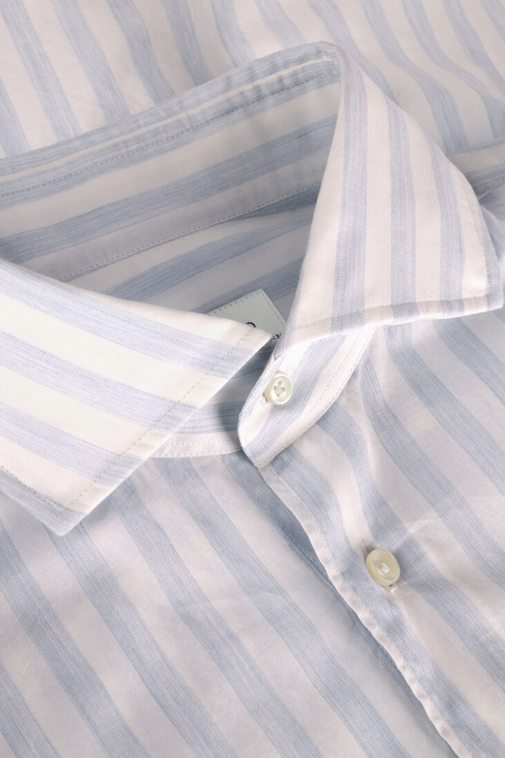 PROFUOMO lichtblauwe profuomo casual overhemd ppuh10039