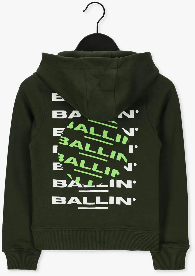 BALLIN donkergroene ballin sweater 22037318