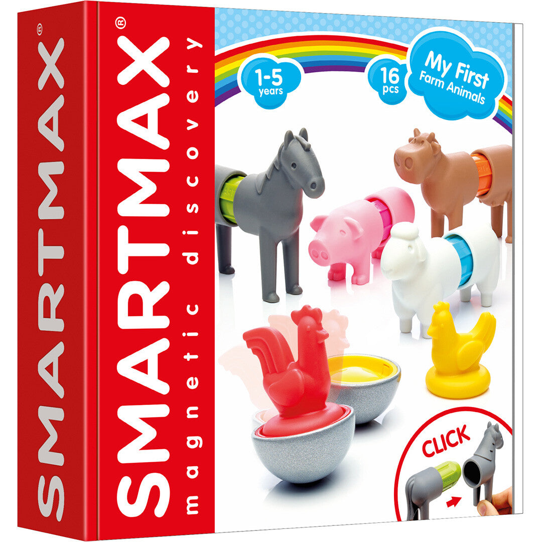 Smartmax puzzelspel my first - boerderijdieren