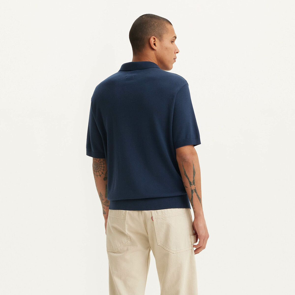 Camisa polo de malha de manga curta da Levi's