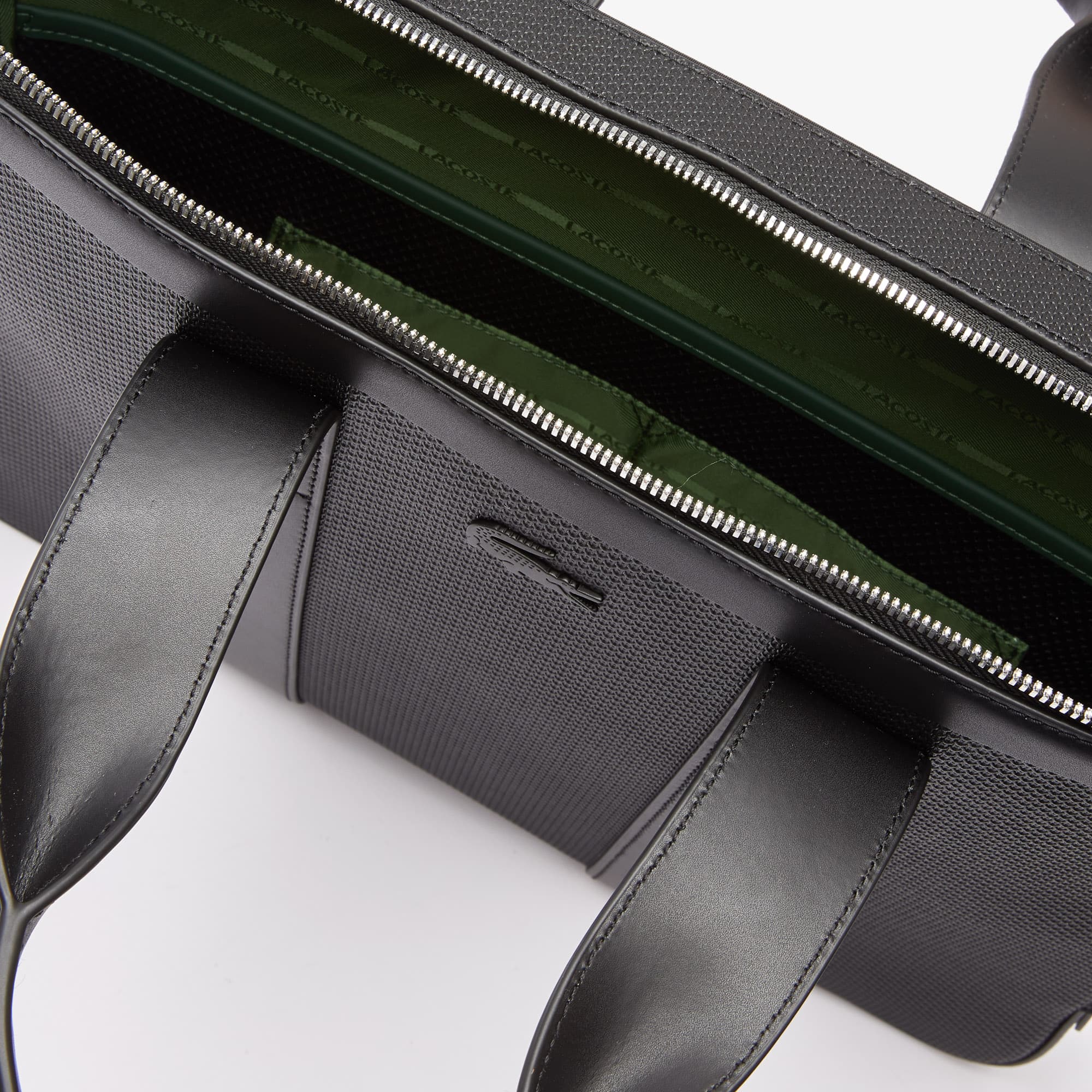 Sac extra fin pour ordinateur Chantaco en cuir piqué Sacs business & Ordinateur - Noir - Lacoste - Homme