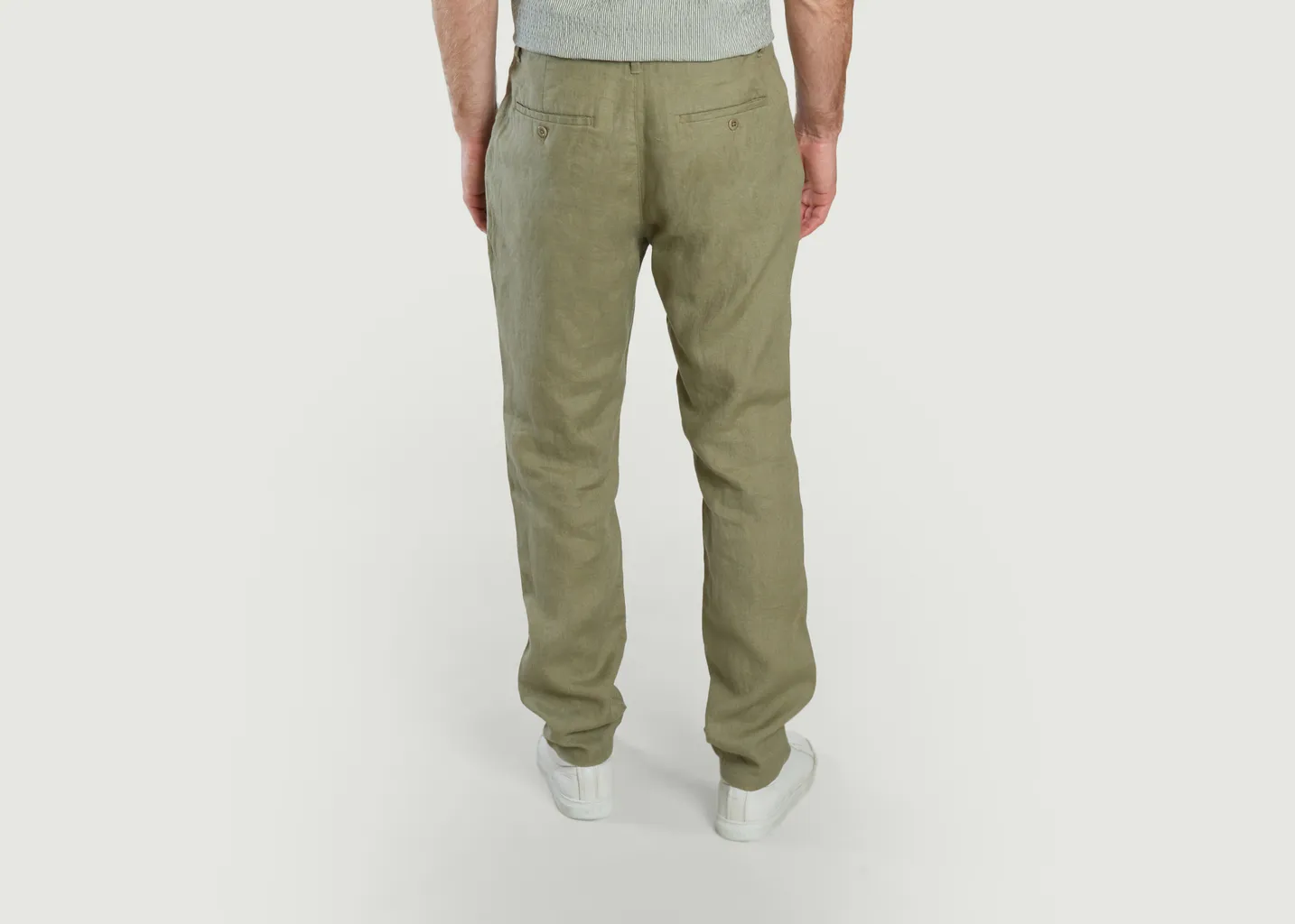 Pantalon Relaxed Fit En Lin Gant