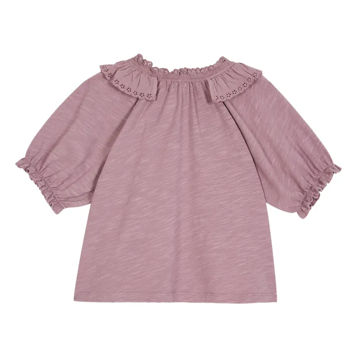 Emile et Ida Blouse Coton Bio Flamé | Mauve