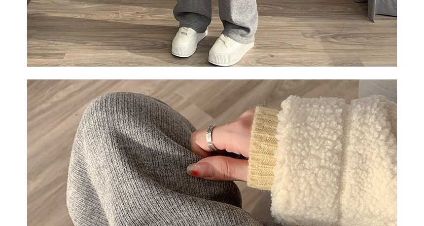Aestering - Zwangerschapsbroek met hoge taille en wijde pijpen