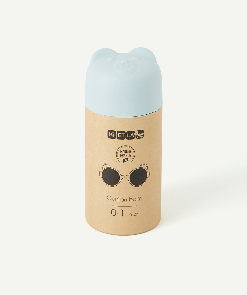 KIETLALUNETTES DE SOLEIL OURSON BLEUES ET SOUPLES 0-12 MOIS