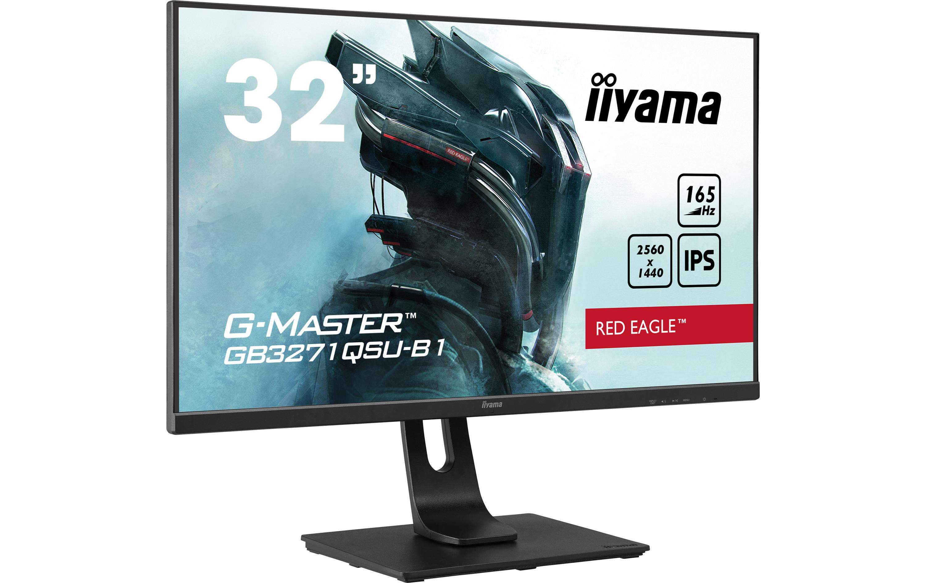 Monitor G-Master GB3271QSU-B1<br>31.5-Zoll-Monitor mit IPS-Panel und einer Refresh Rate von 165 Hz