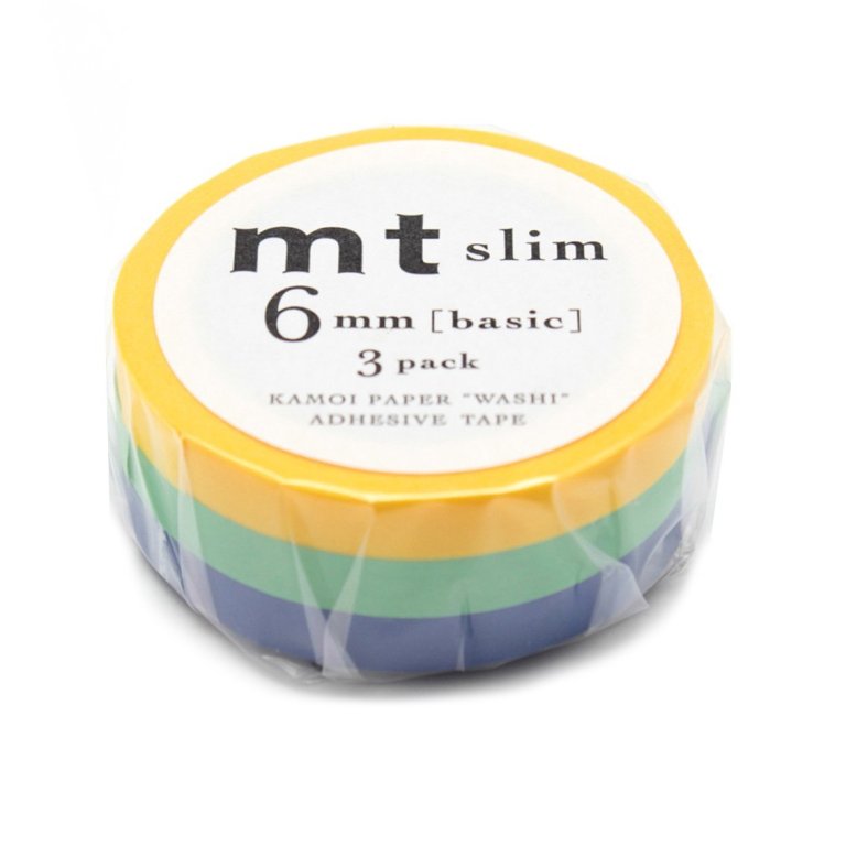 Mt Slim Washi Klebeband uni