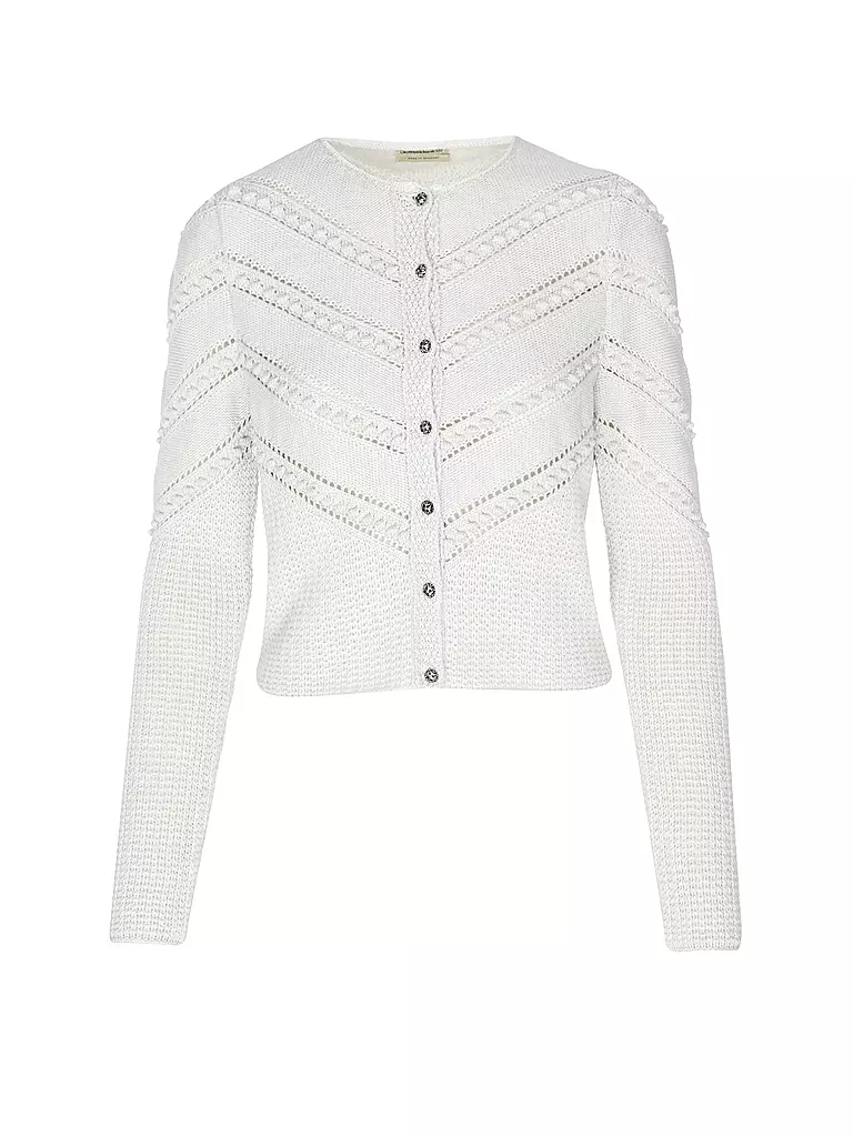 GOTTSEIDANK Trachten Strickjacke OPHELIA creme