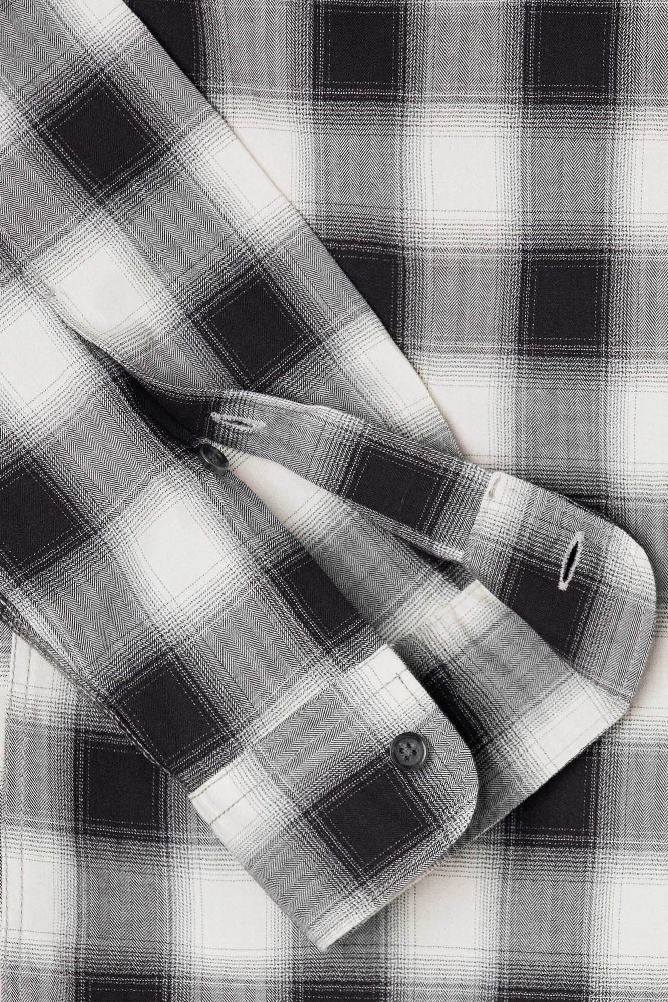 Camisa xadrez de algodão