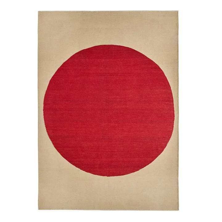 nanimarquina - Topo Wollteppich, 200 x 300 cm, rot