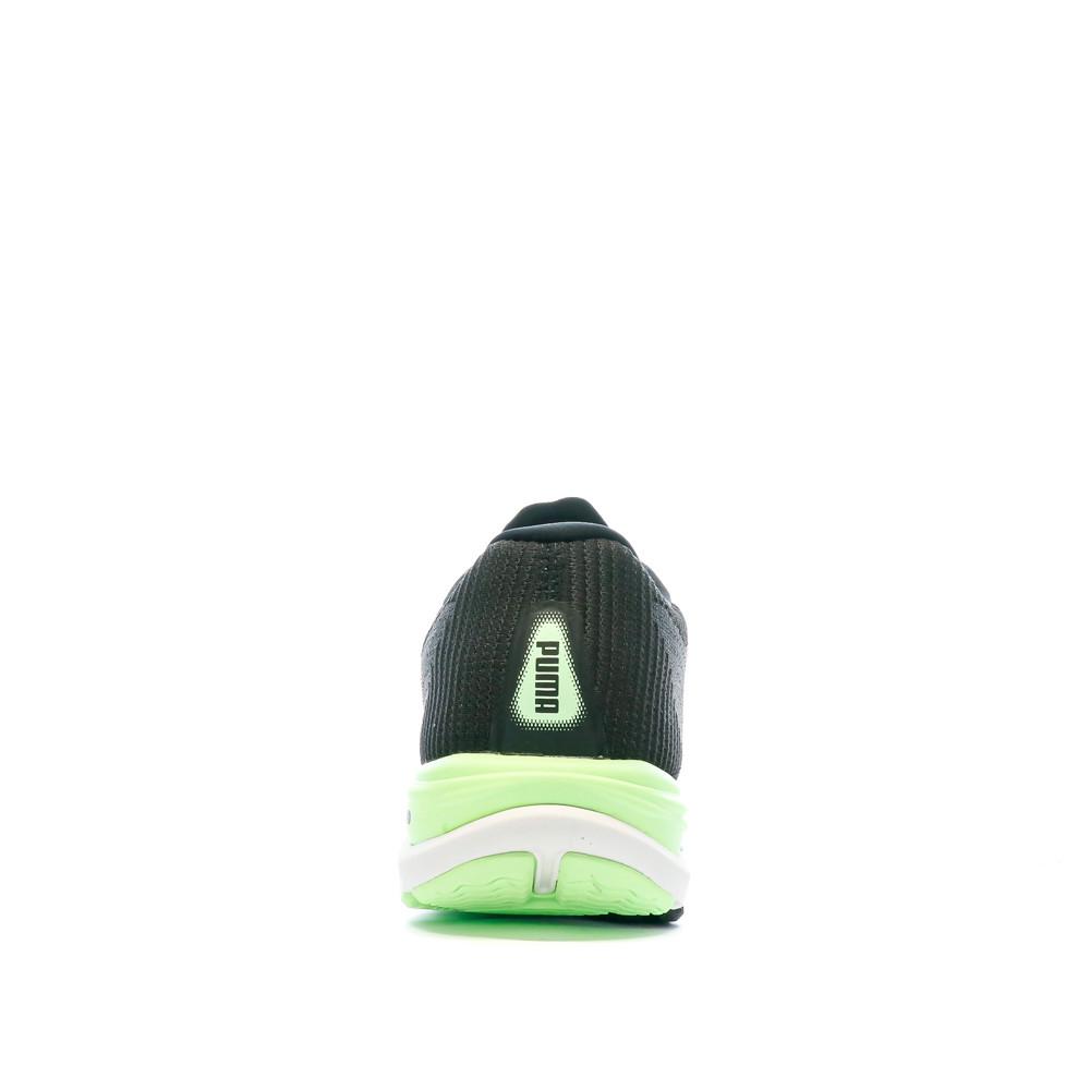 Puma Chaussures de Running Noire/Verte Homme Puma Velocity Nitro