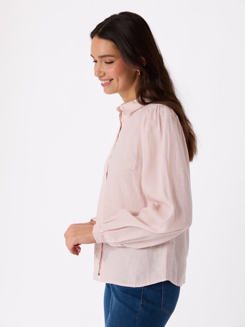 Sierra linbluse Petal Pink