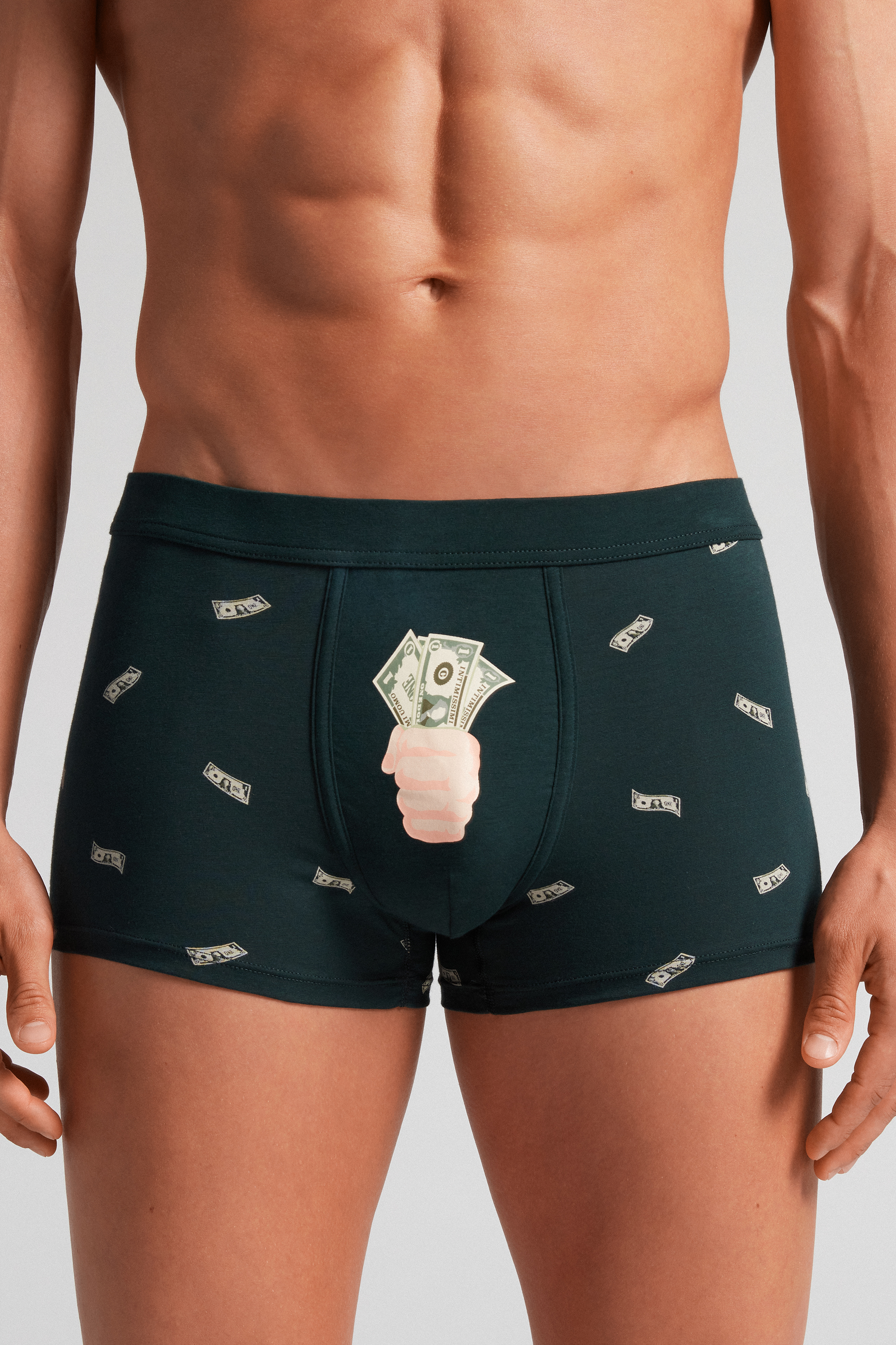 Cuecas Boxer com Aba em Algodão Fresco Natural Supima®