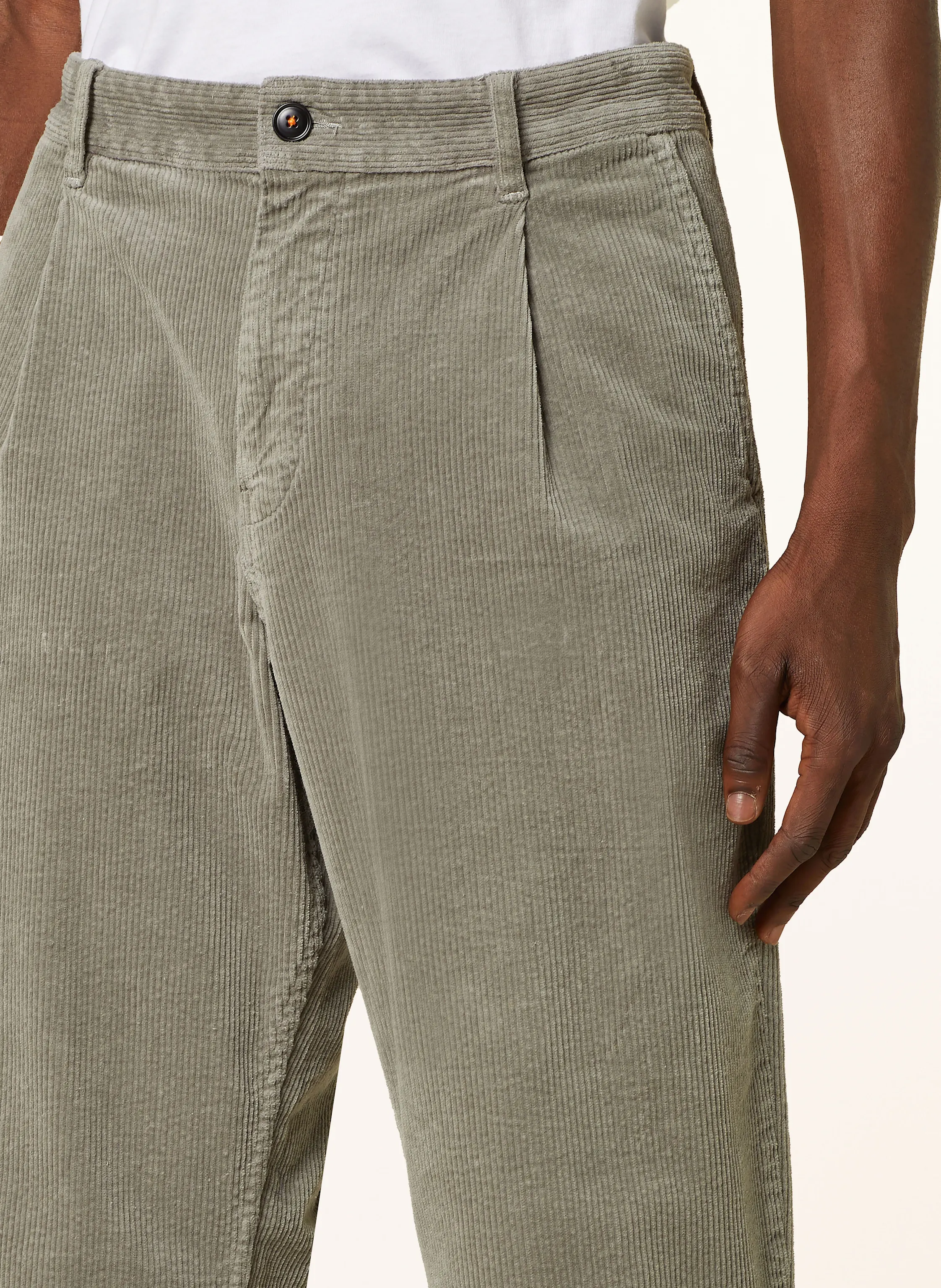 BOSS Cordchino SHYNE Slim Fit mit verkürzter Beinlänge