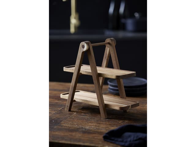 HOLM Serveringsopsats 36 x 18,4 x 30 cm Akacie