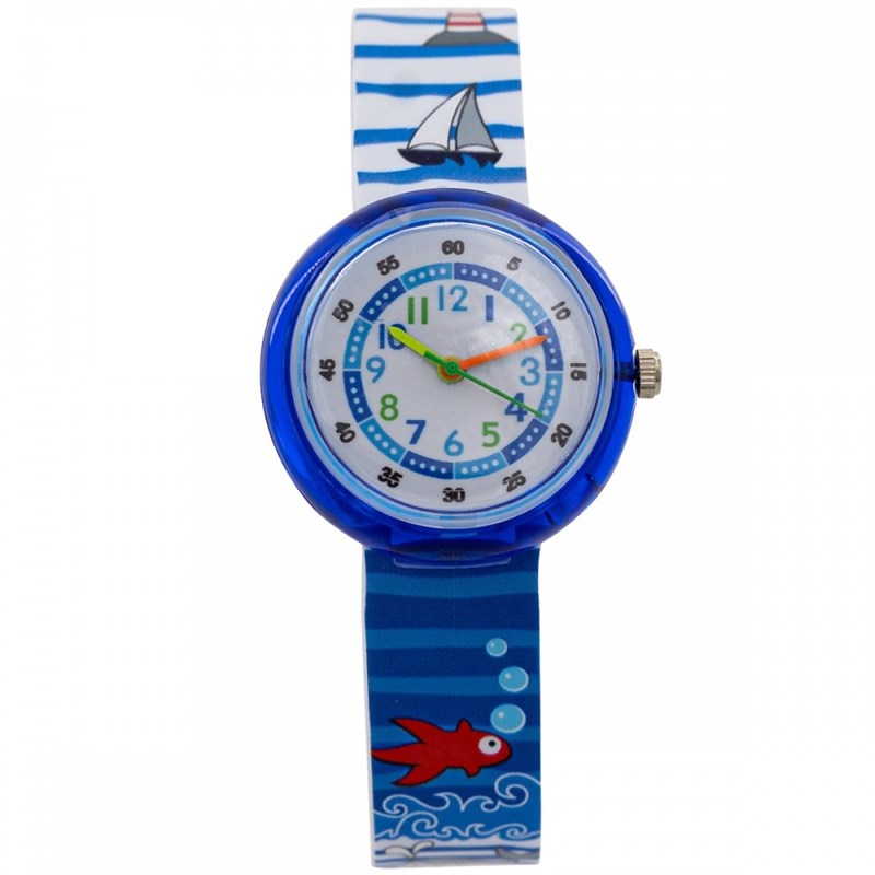 Montre Unisexe CHTIME bracelet Silicone Bleu