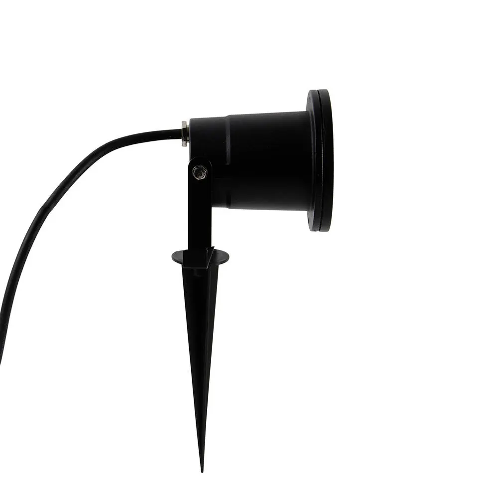 Qazqa tuinspots basic zwart gu10