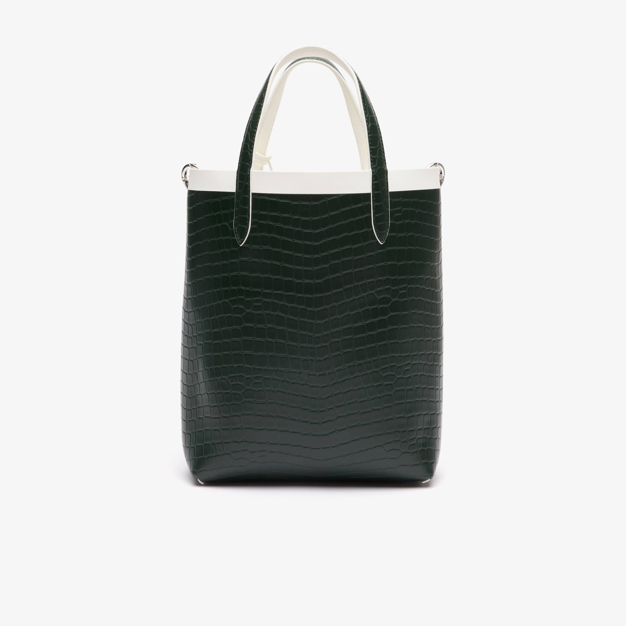 Senkrechte Tote-Bag Anna mit flachem Beutel Taschen - Weiss - Lacoste - Damen