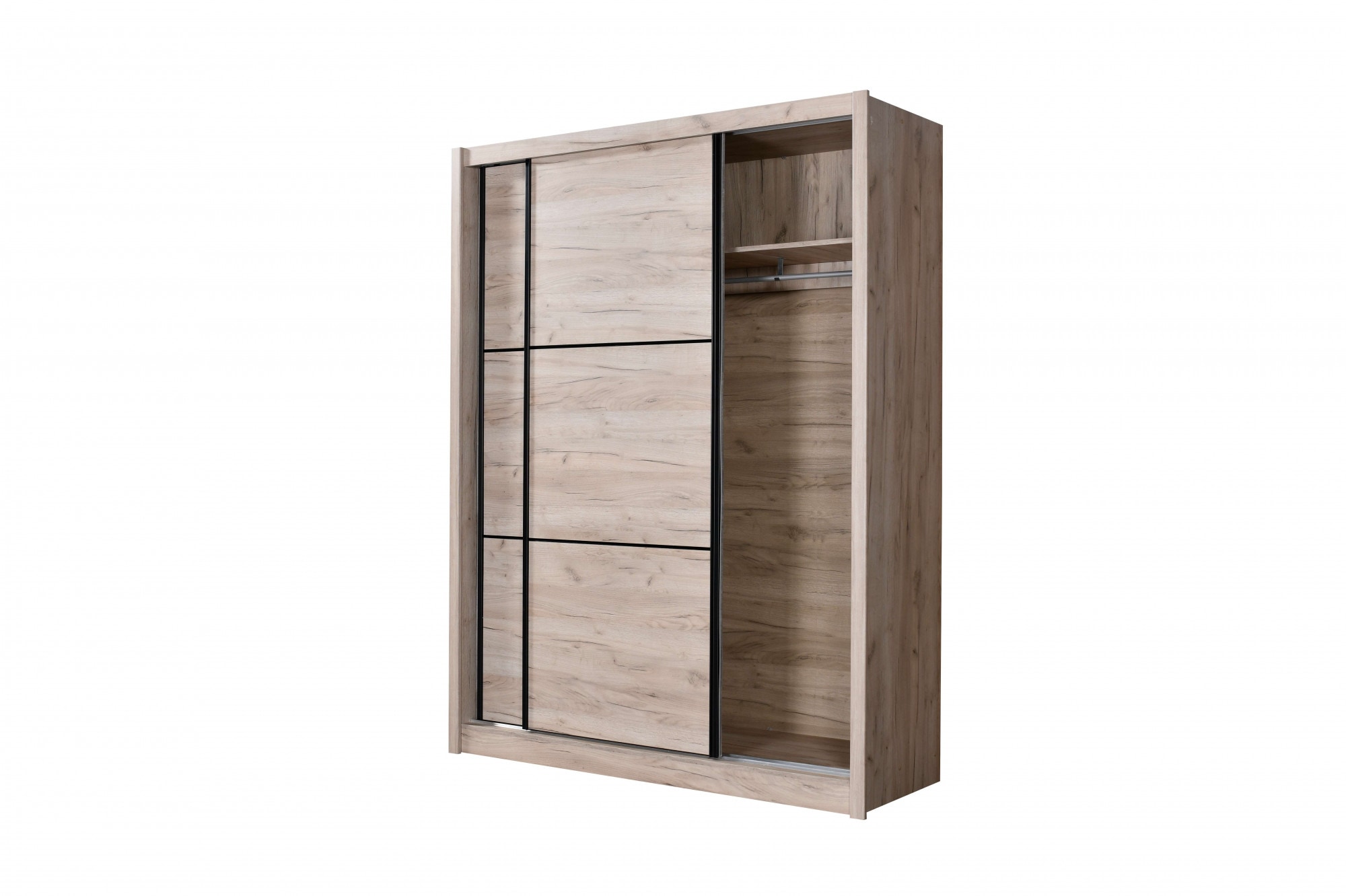 INOSIGN Schwebetürenschrank »Navara Kleiderschrank Wäscheschrank« in 3 Breiten, mit kompletter Innenausstattung, FSC®-zertifiziert