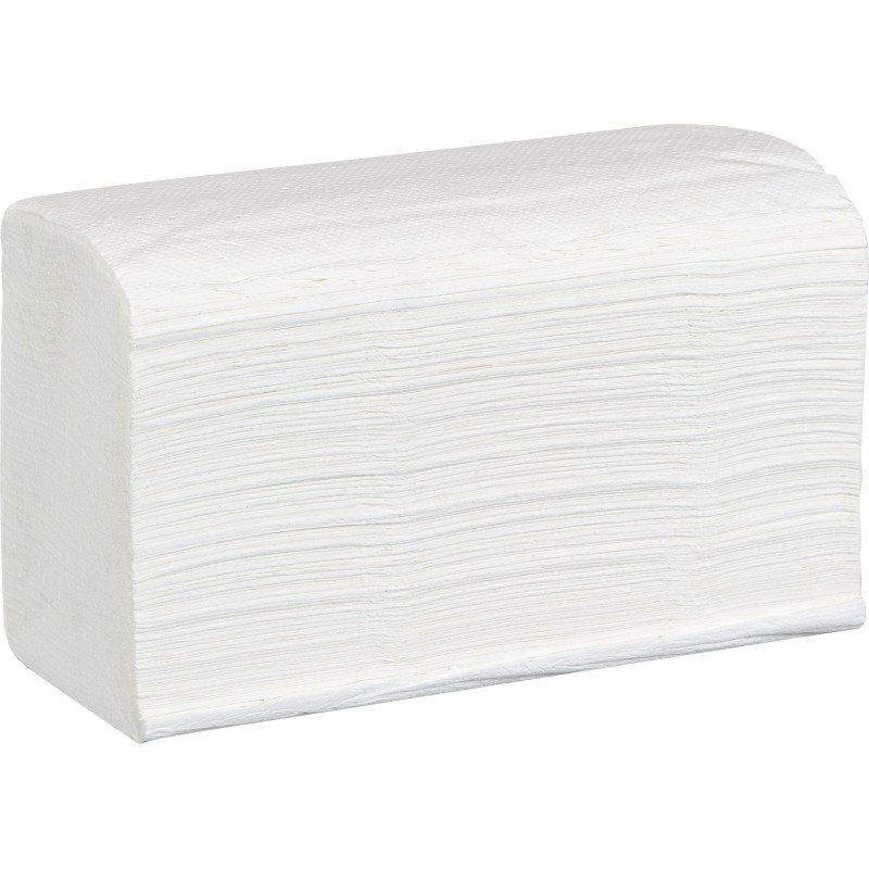 Essuie-mains Bruneau extra blanc pliage enchevêtré - Colis de 3750