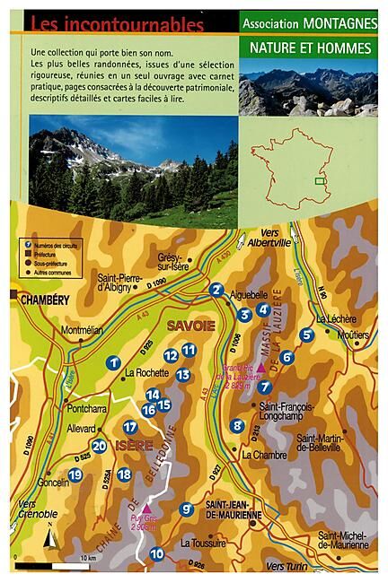 CHAMINA - BELLEDONNE ET LAUZIERE 22 BALADES
