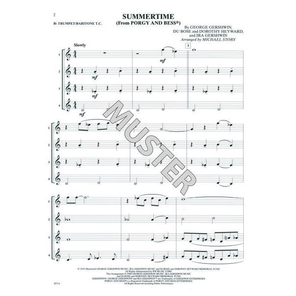 Alfred Music Publishing Pop Quartets For All Trumpet