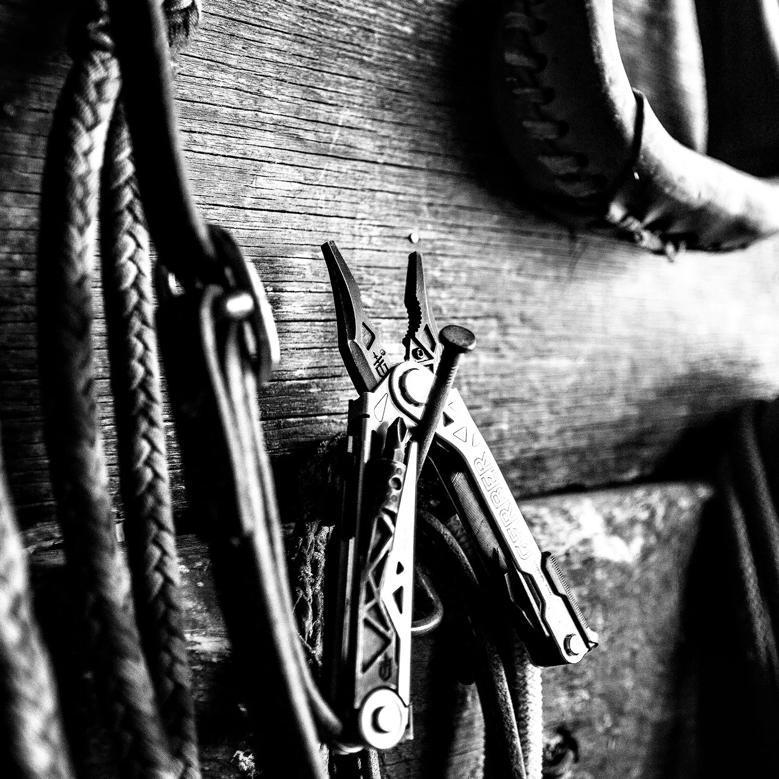 GERBER Multitool Center Drive Schraubendreher Tool Wechselbit Etui 7 Funktionen