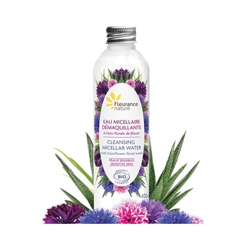 Eau micellaire demaquillante au bleuet