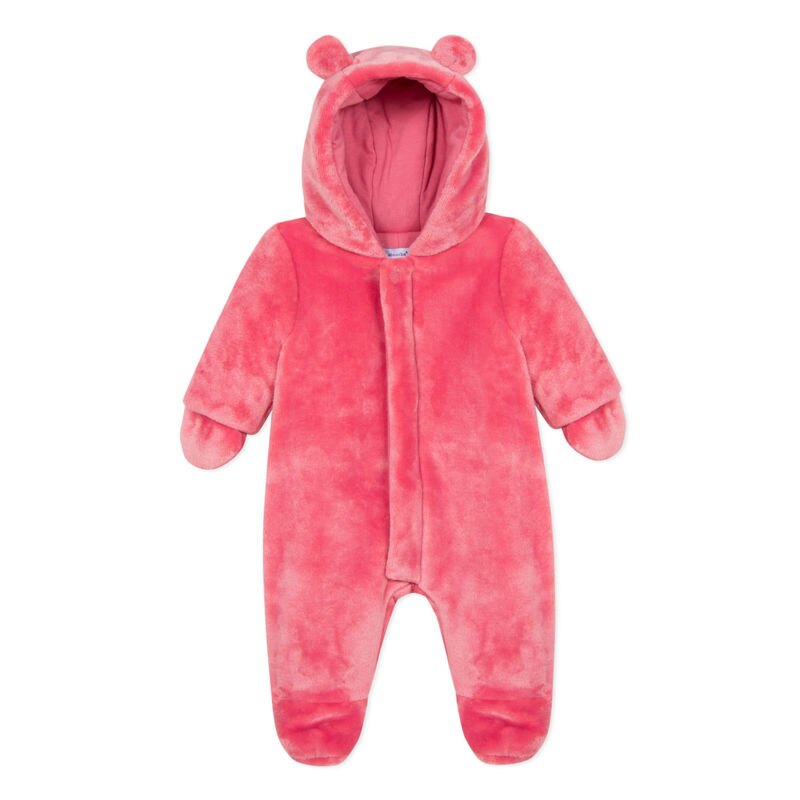 Pilote fausse fourrure rose blush naissance Absorba Aucune nuance