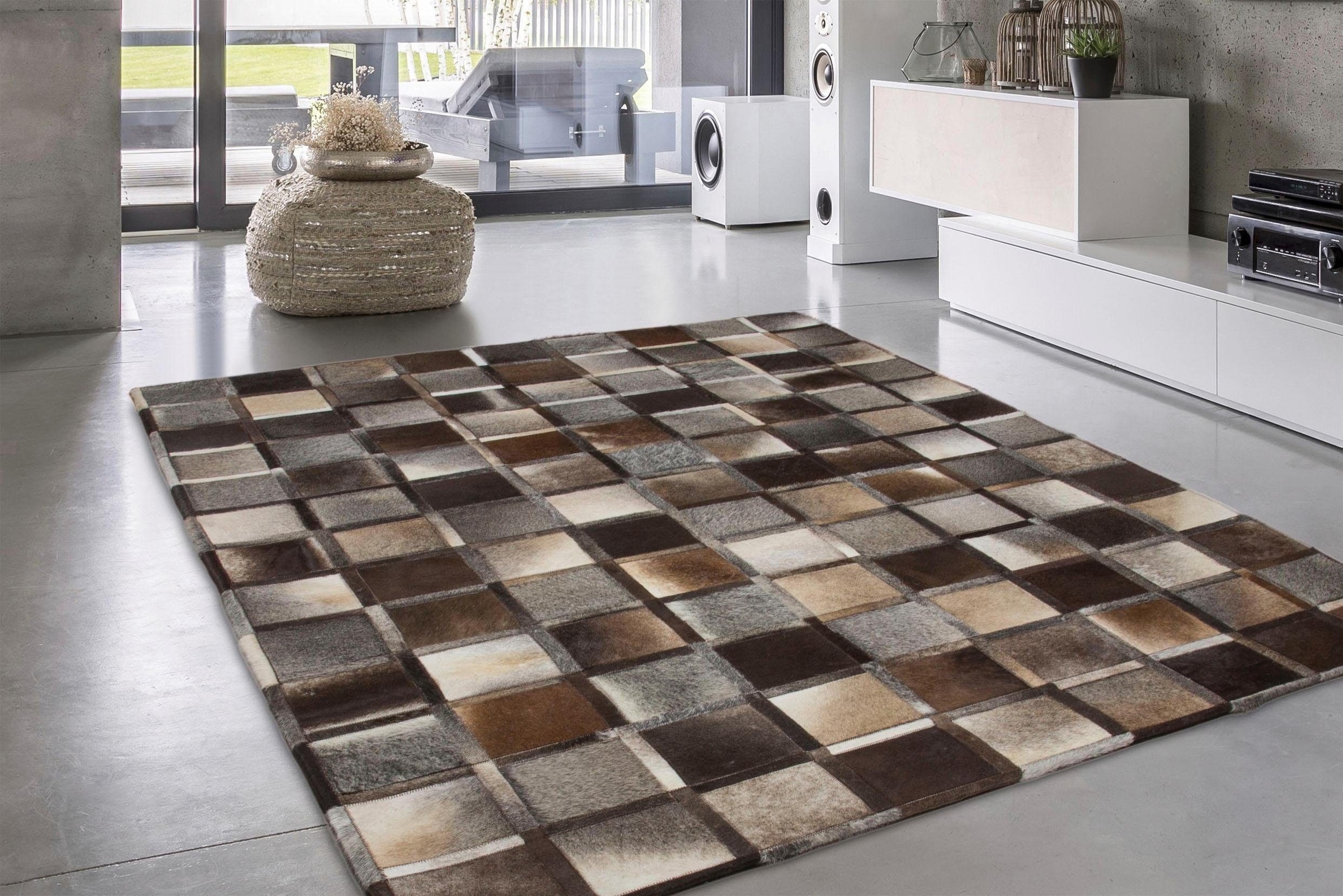 calo-deluxe Fellteppich »Dakota 1150« rechteckig 8 mm Höhe echtes Rinderfell, Wohnzimmer