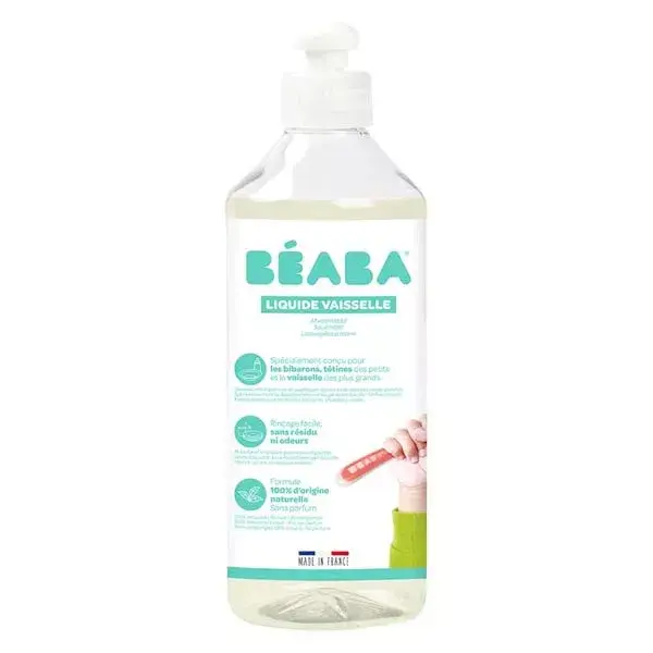 Detergente líquido para louça sem perfume Béaba 500ml