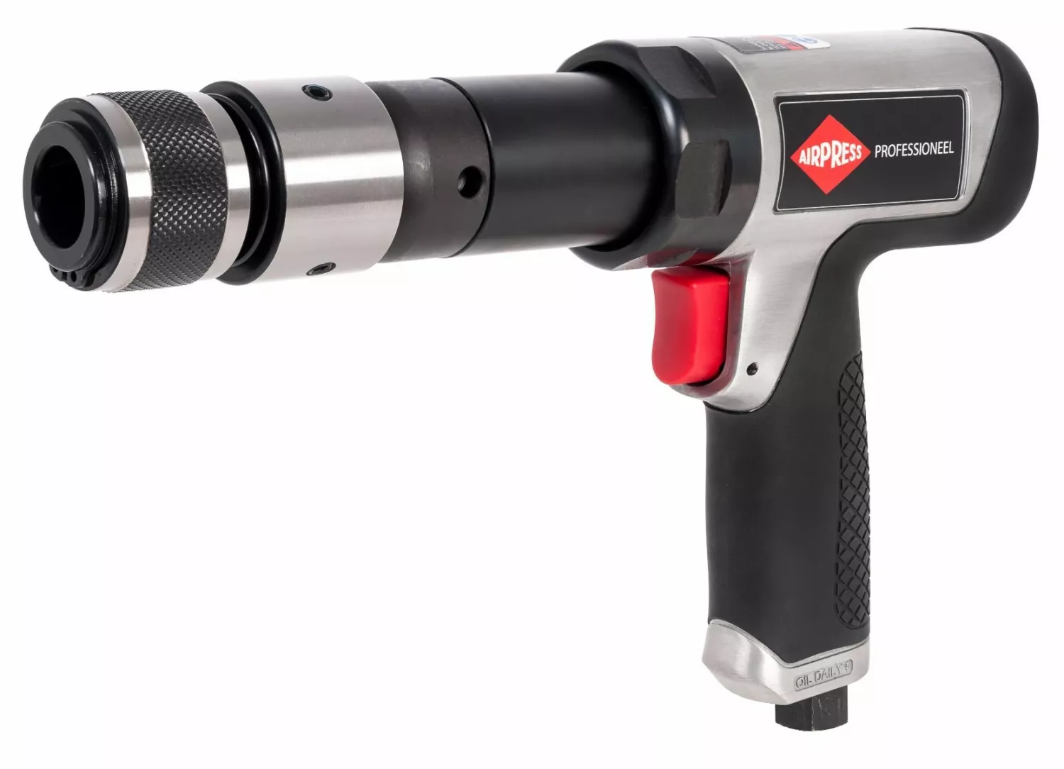 Airpress 45487 Pneumatische Beitelhamer set met 5 beitels in koffer - 1/4” - 708 l/min