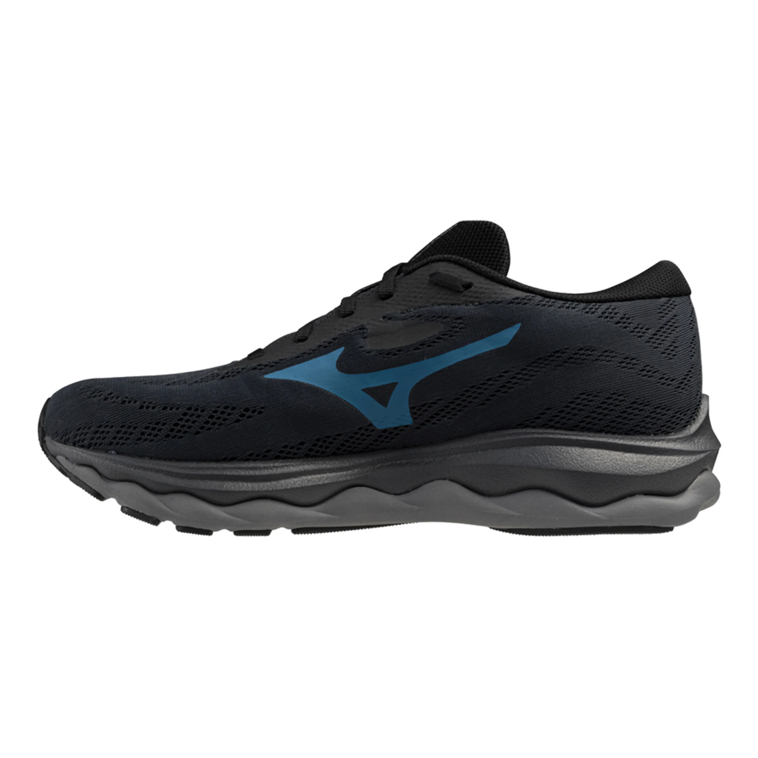 Mizuno Wave Serene GTX Chaussure De Running Sans Stabilisateurs Hommes - Gris Foncé, Noir