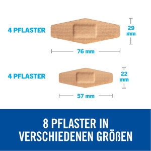 3M NEXCARE Pflaster Duo assortiert, 8 Stück