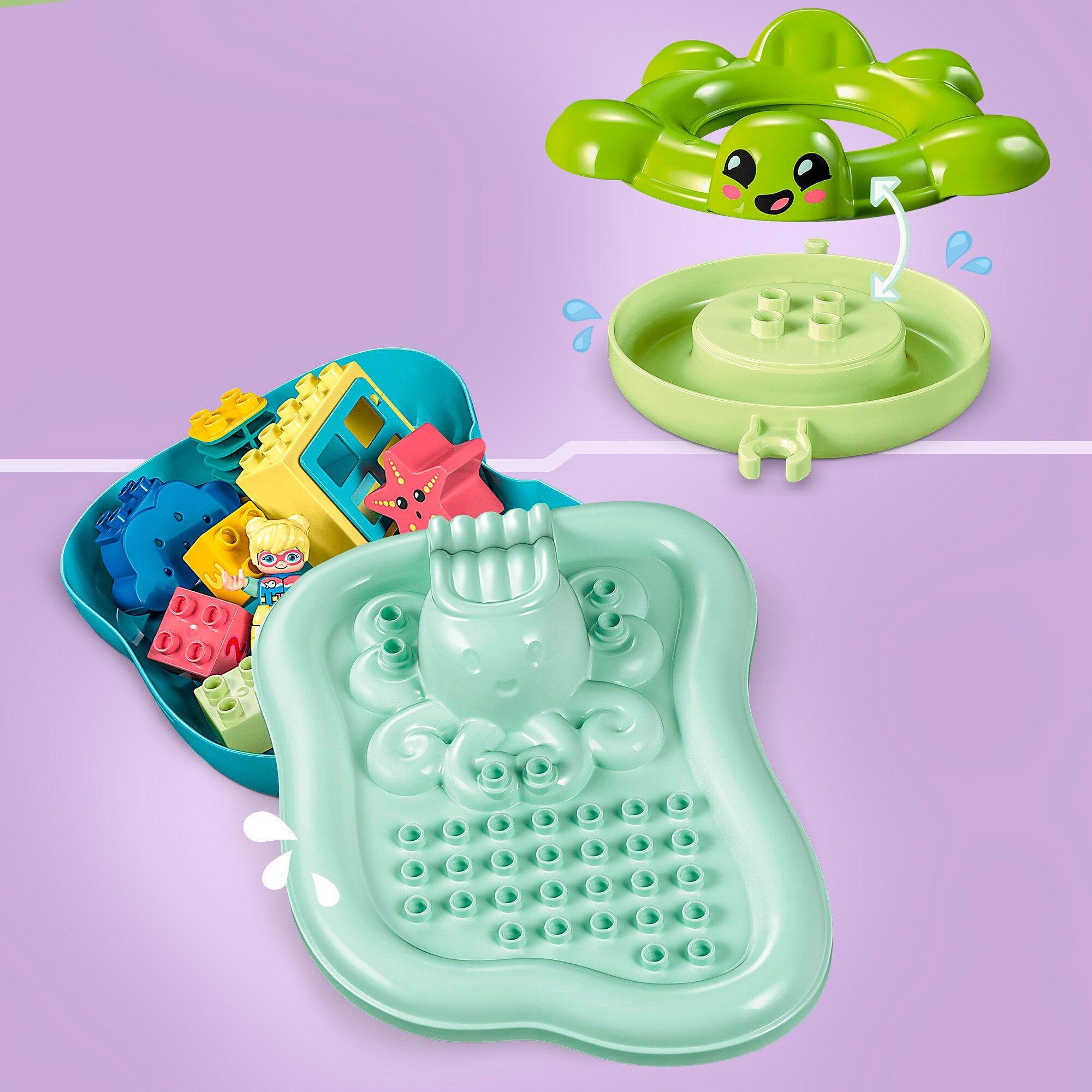 LEGO Konstruktionsspielzeug DUPLO Wasserrutsche