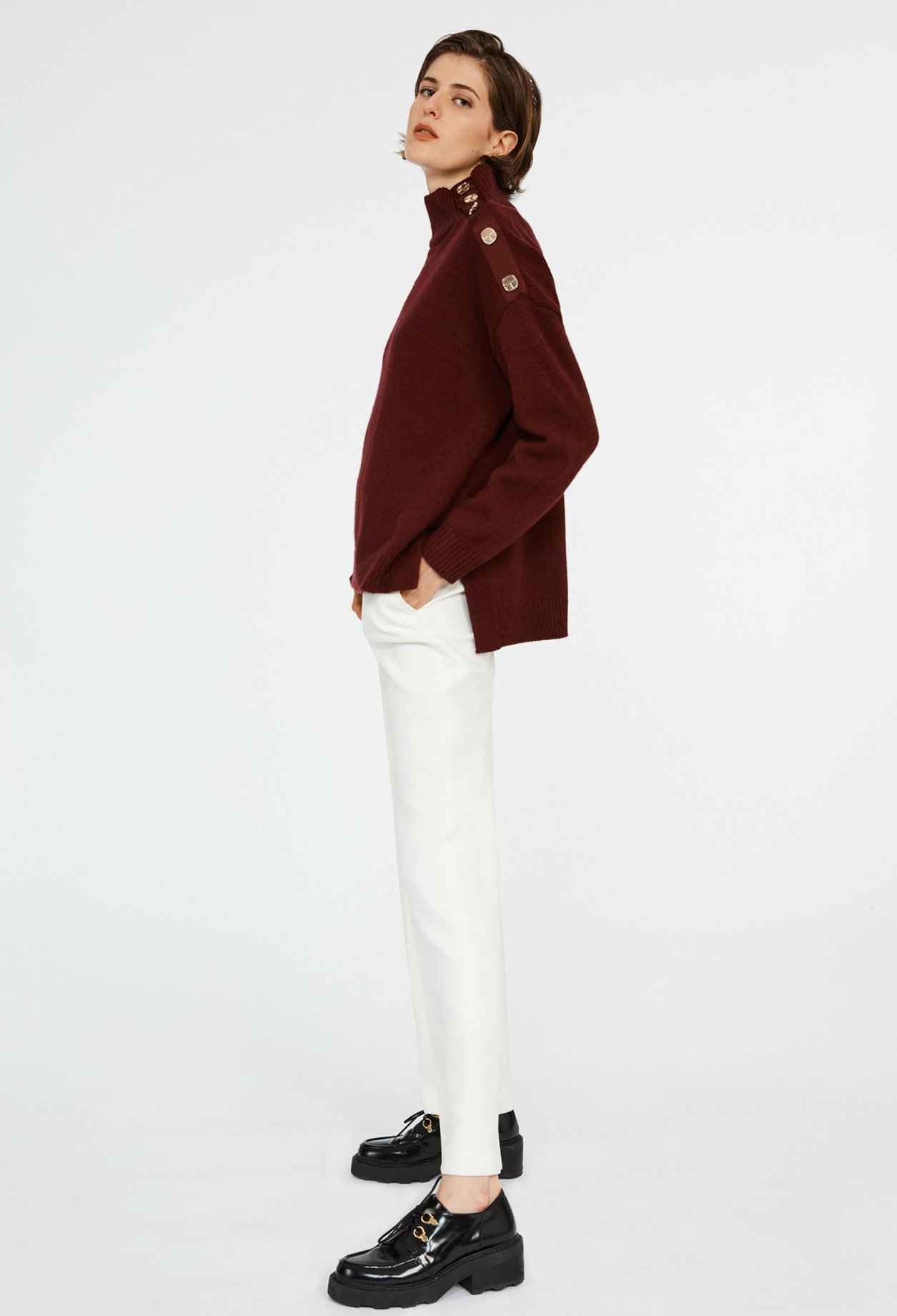 Pull oversize laine