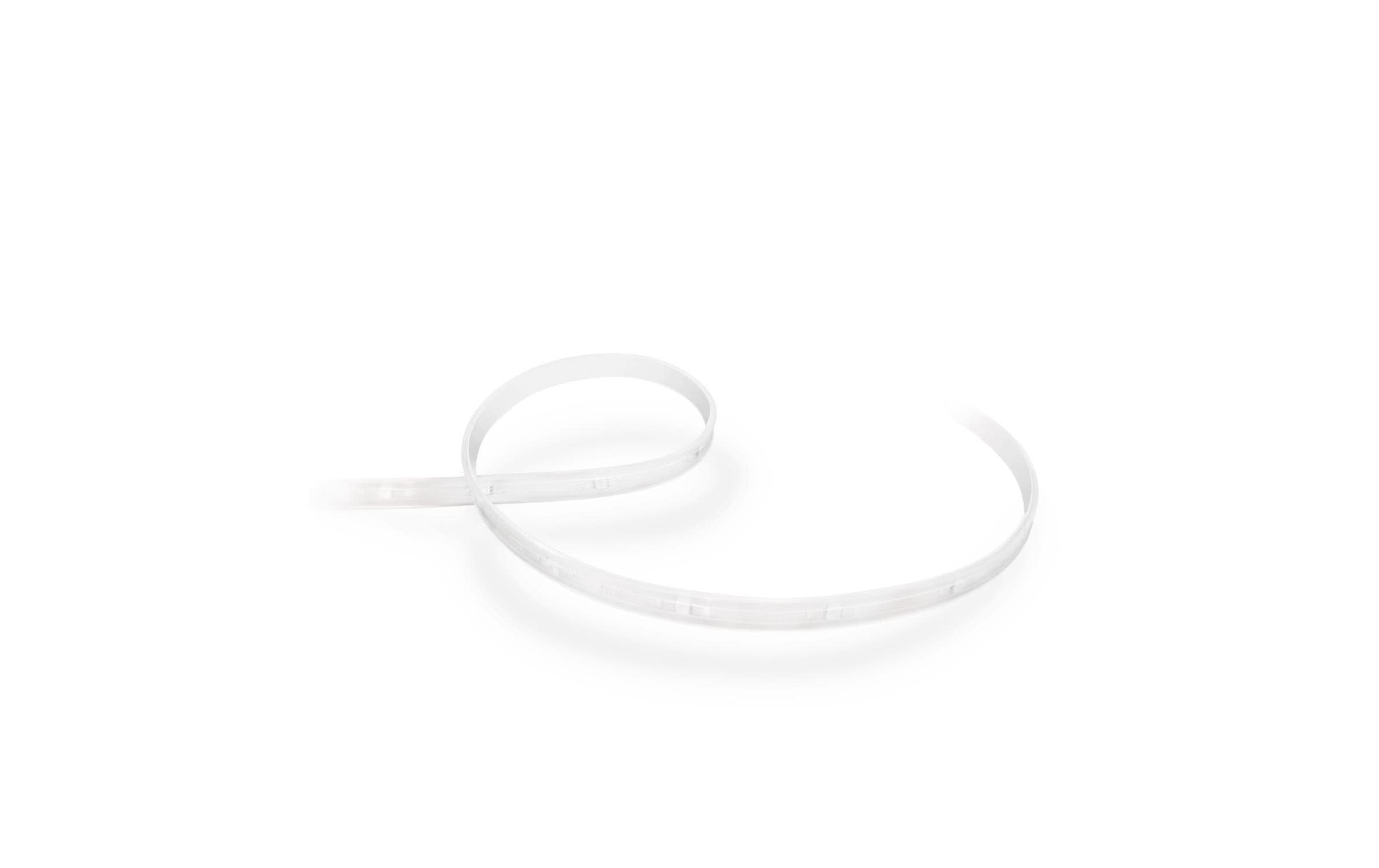 White & Color Ambiance Lightstrip Plus 2m BasisKabellose, mittels Smartphone steuerbare Leuchtstreifen