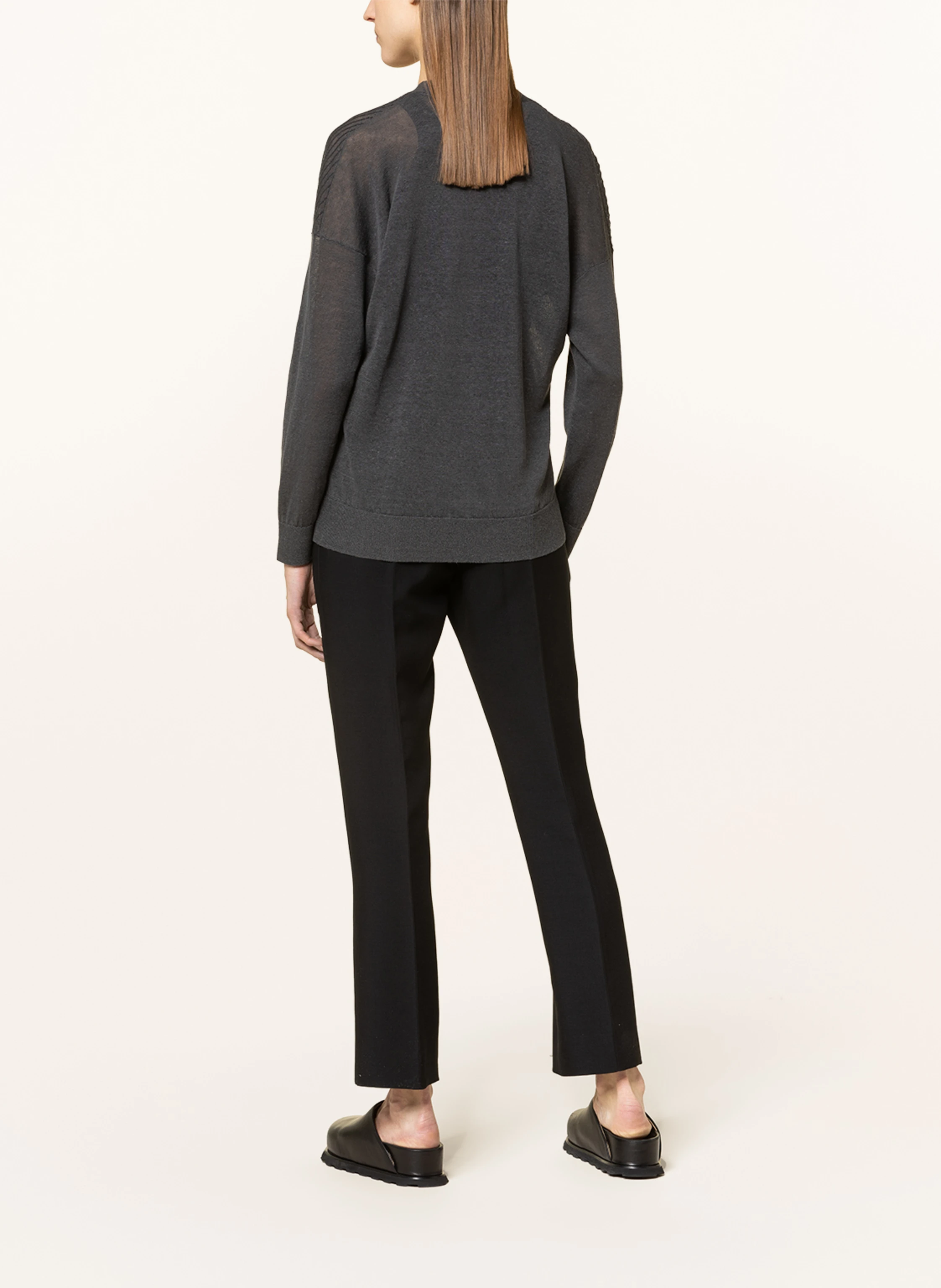 BRUNELLO CUCINELLI Strickjacke aus Leinen mit Pailletten