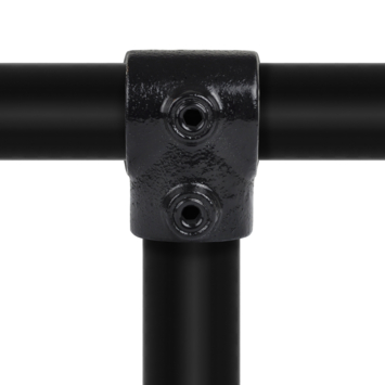 Novidade steigerbuis koppelstuk t-stuk zwart ø 21 mm
