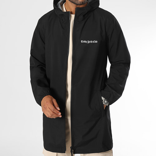 Coupe-Vent Capuche Maison De Couture Back Noir