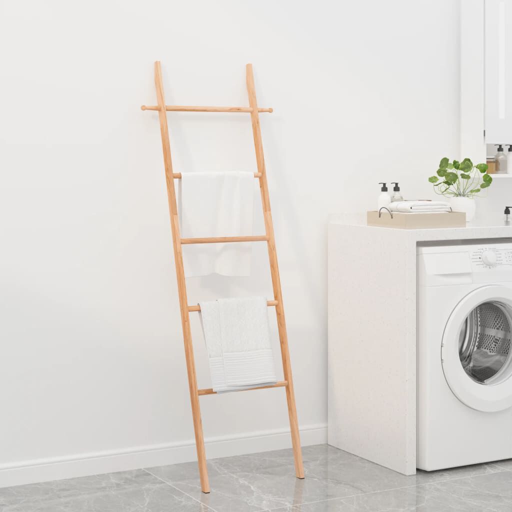 vidaXL Handdoekladder 170 cm walnoothout