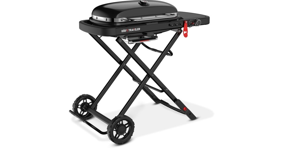 WeberTraveler-gasbarbecue Stealth-editie  (Zwart (mat))