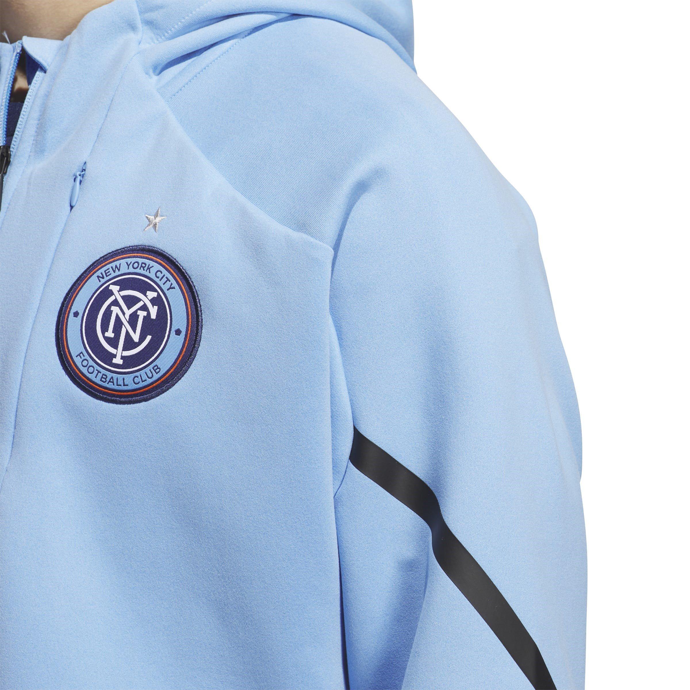 adidas New York City FC Anthem Anorak Jacket 2024 Adults