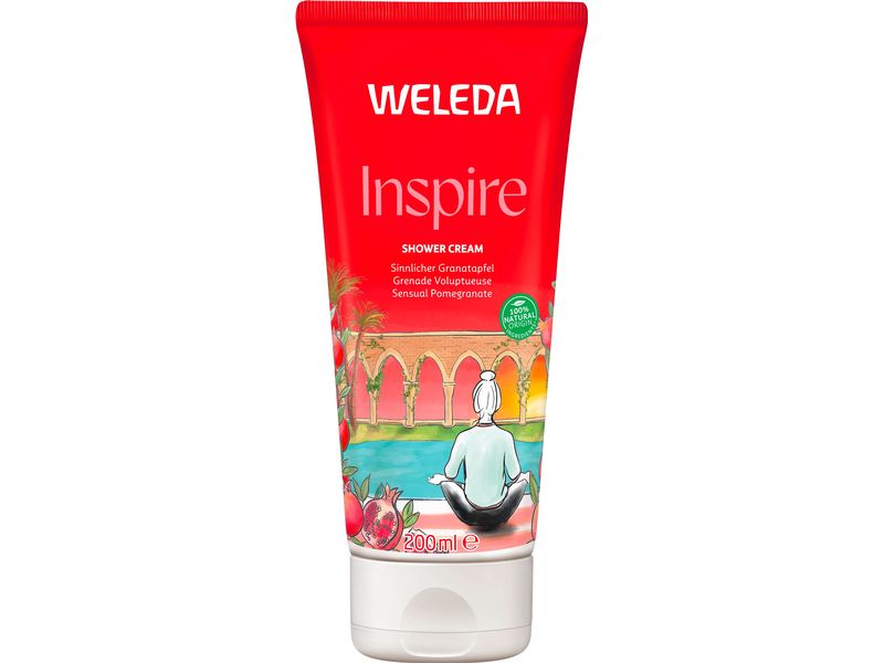 WELEDA Duschgel Granatapfel 200 ml Natürliche Schönheitsdusche pflegt und inspiriert die Sinne
