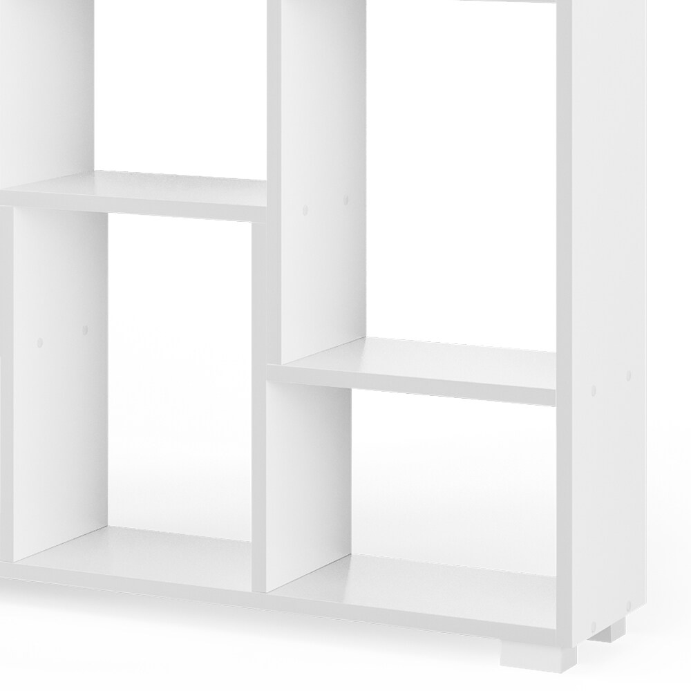 Vicco Raumteiler Domus 8 offene Fächer weiß Bücherregal Standregal Aktenregal